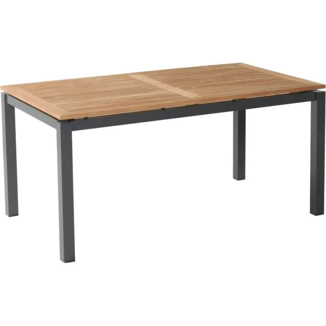 Hartman Sonata Tuintafel 160x90 - Xerix Antraciet/Hout kleur