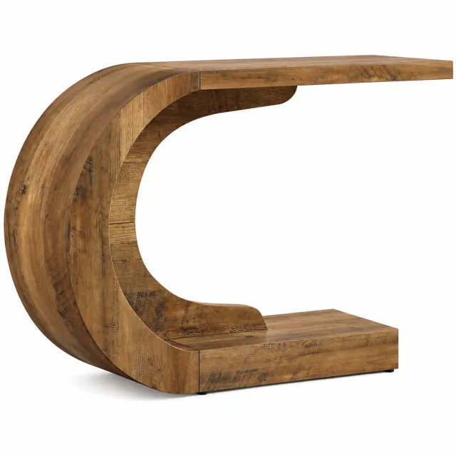 Brandistry Console Tafel - Sidetable - Bijzettafel - Haltafel - Japandi - Hout - Bruin - Geschikt voor Woonkamer en Hal