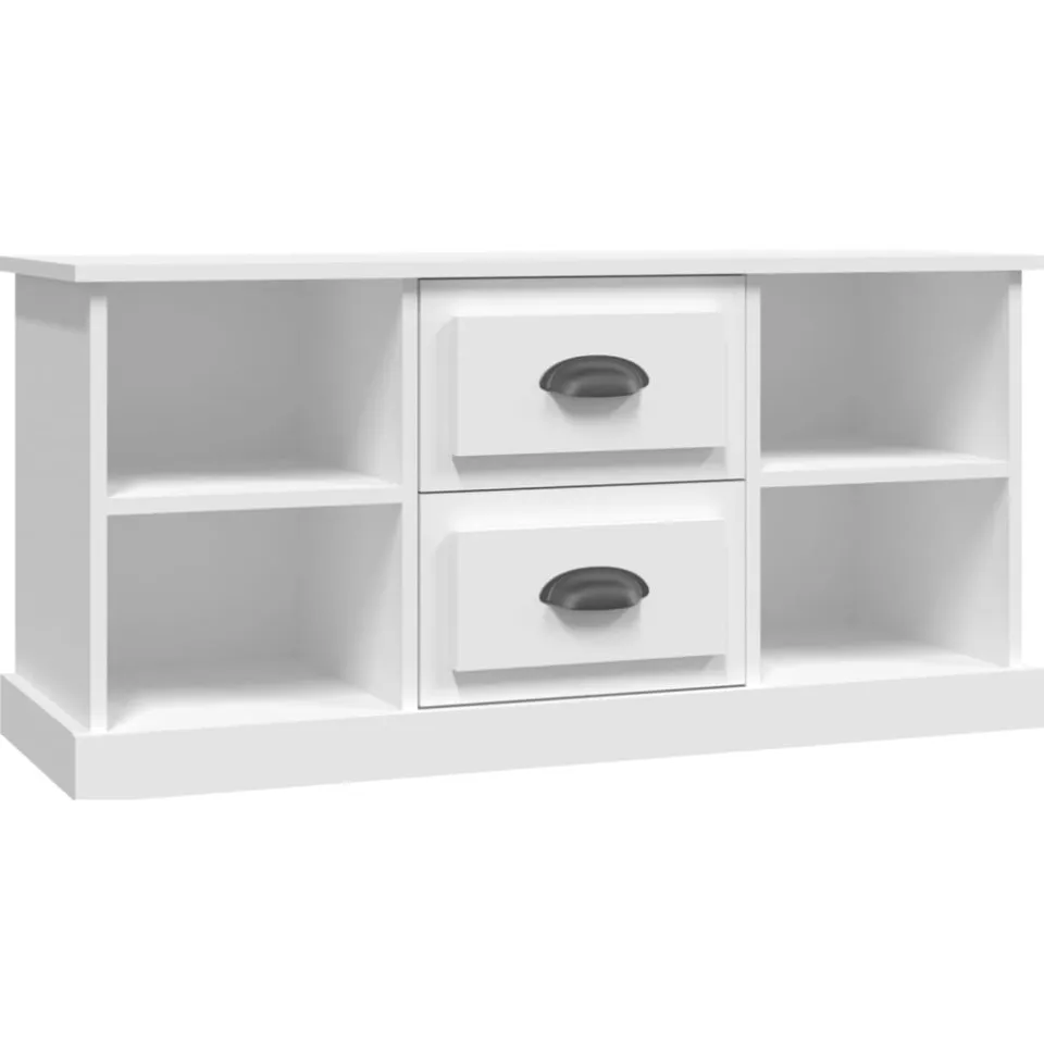 vidaXL Tv-meubel 99,5x35,5x48 cm bewerkt hout wit
