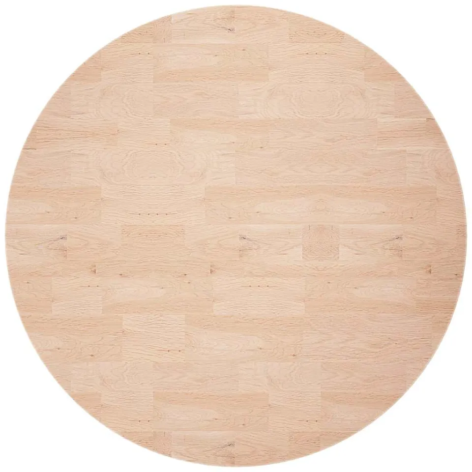 vidaXL Tafelblad rond Ø70x4 cm onbehandeld massief eikenhout, foto 2