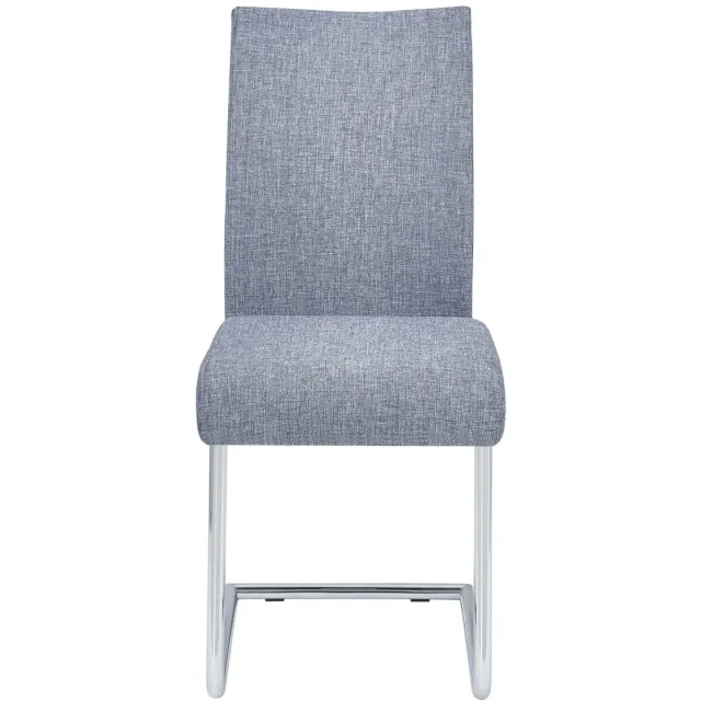 IDIMEX Schommelstoelen ALADINO, set van 4 - grijs