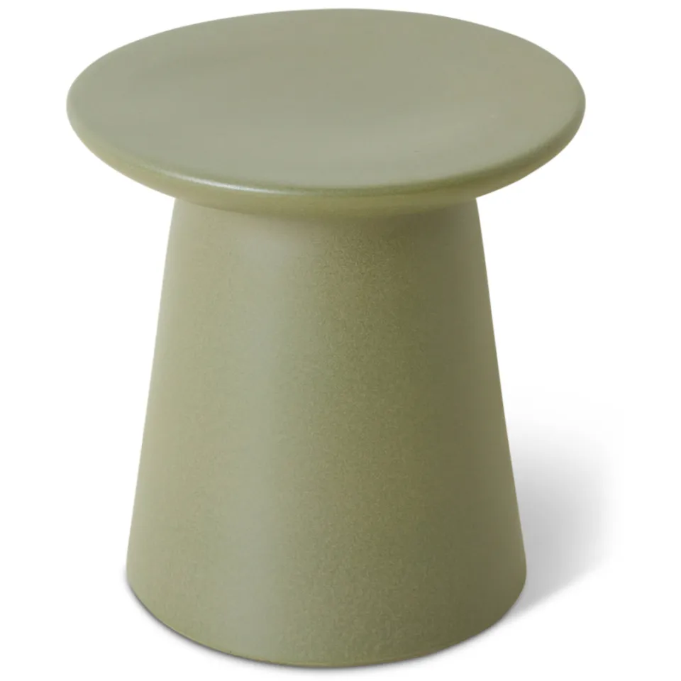 HKLIVING bijzettafel Earthenware groen, foto 3