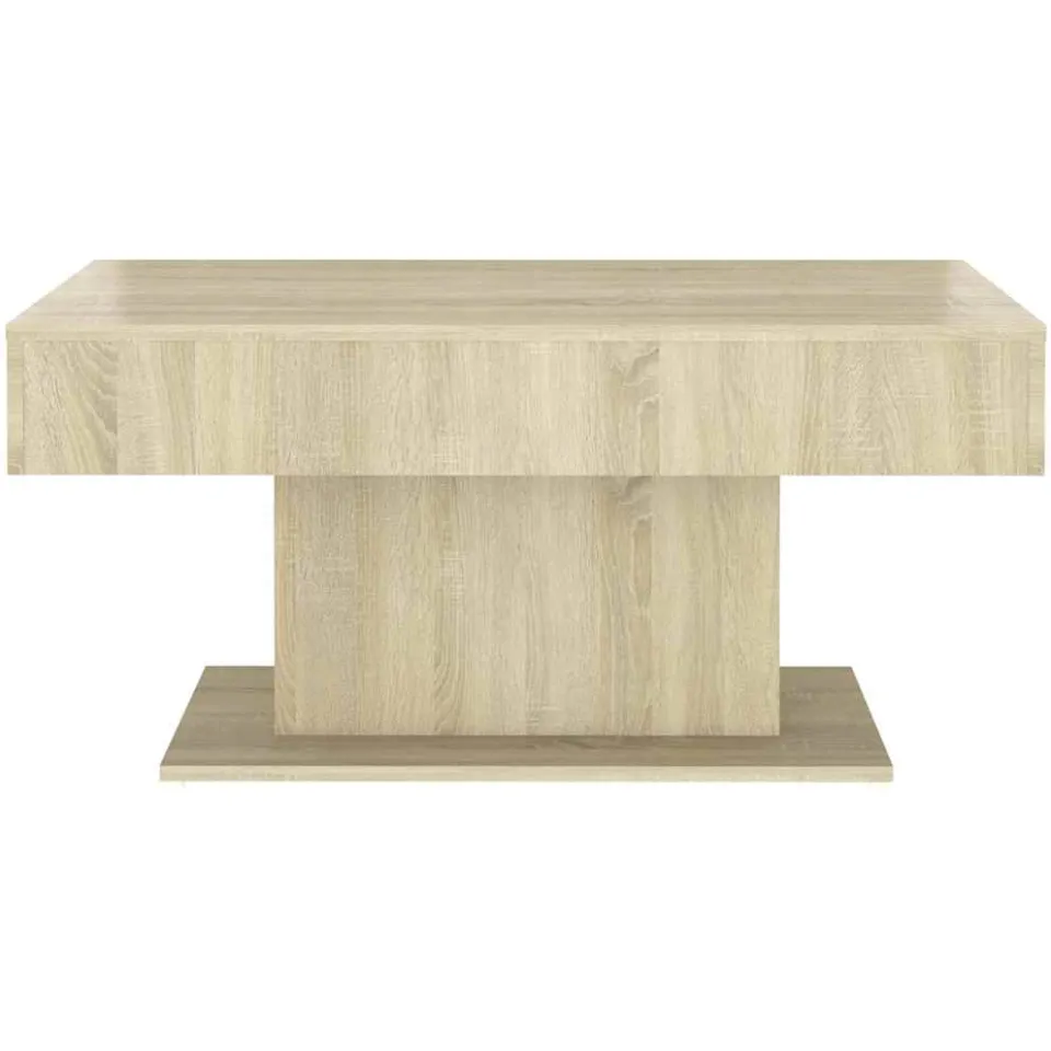 vidaXL Salontafel 96x50x45 cm bewerkt hout sonoma eikenkleurig Bruin