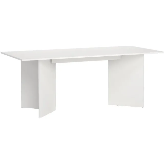 Giga Living Eettafel Wit Rechthoek - Eetkamertafel 200cm - Family Cashmere - Giga Living