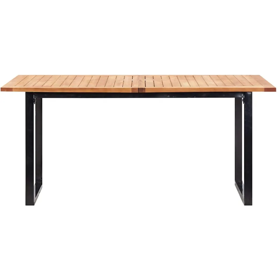 vidaXL 7-delige Tuinset poly rattan en acaciahout zwart, foto 4