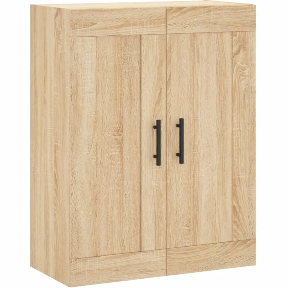 vidaXL Hangkasten 2 st bewerkt hout sonoma eikenkleurig, foto 3