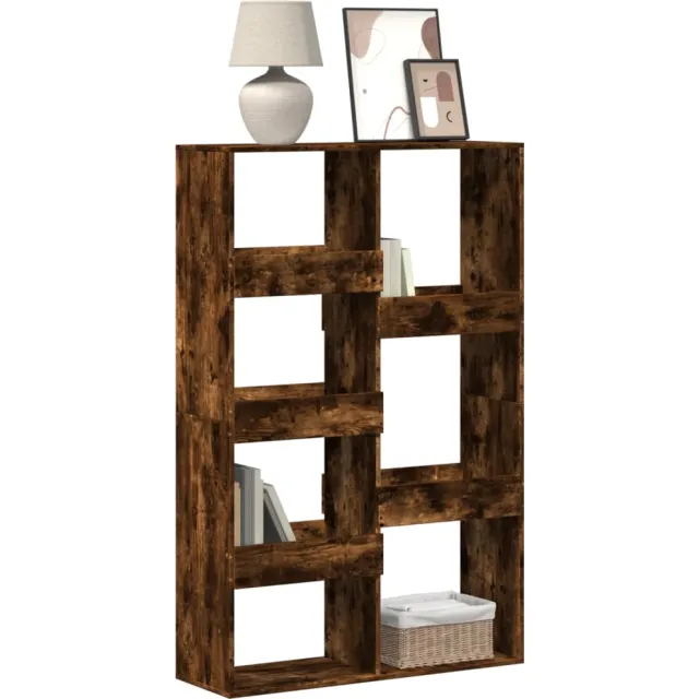 vidaXL Boekenkast 100x33x155,5 cm bewerkt hout gerookt eikenkleurig Bruin