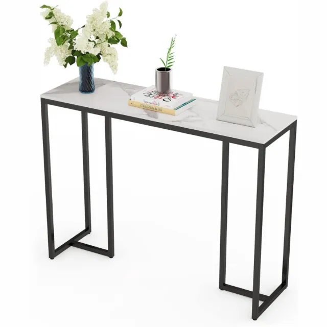 Thuys Exclusieve Witte Marmerlook – Consoles – Lange – 100cm Zwart