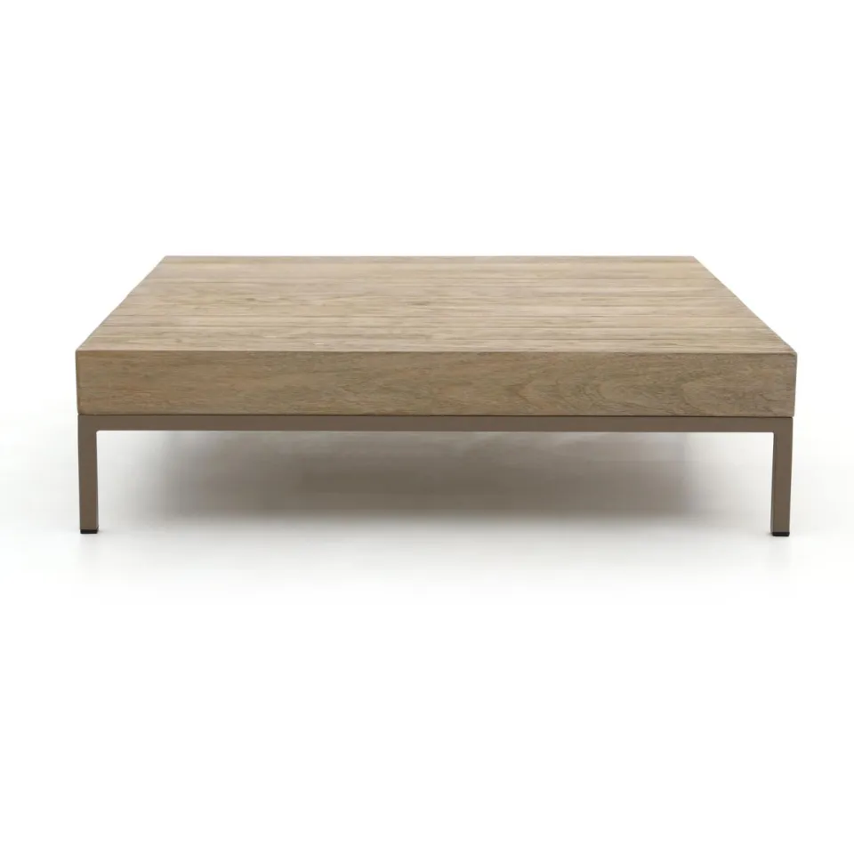 Apple Bee Long Island lounge tuintafel 110x110cm bruin, foto 2