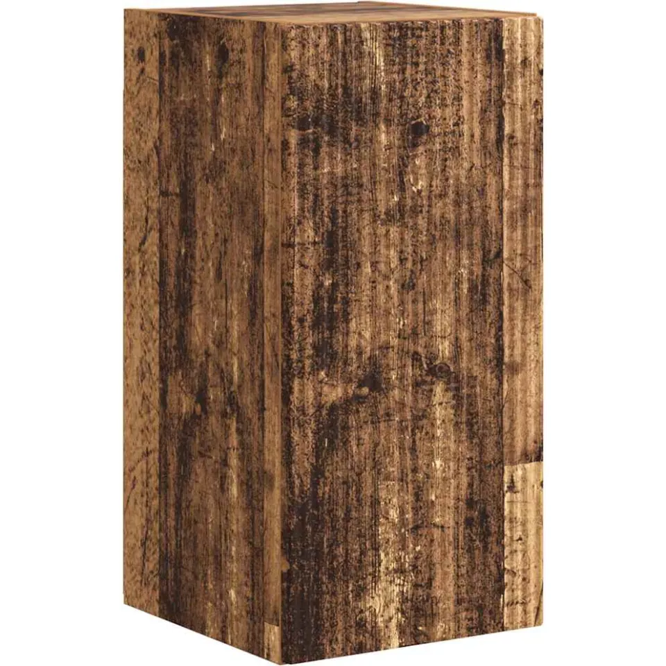 vidaXL TV Wandkast 30 x 31 x 60 cm Oud Hout Bewerkt hout bruin, foto 3