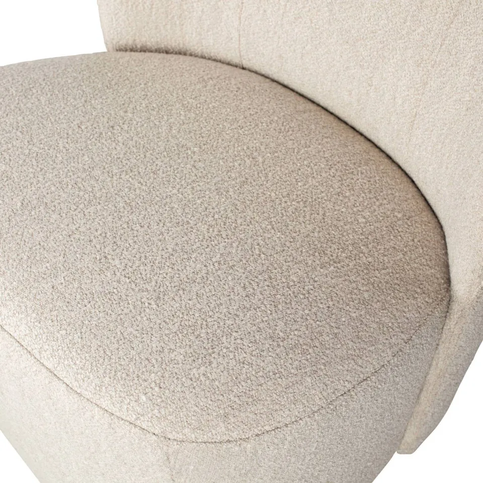 vtwonen Lofty Fauteuil - Boucle - Naturel - 75x68x72, foto 5