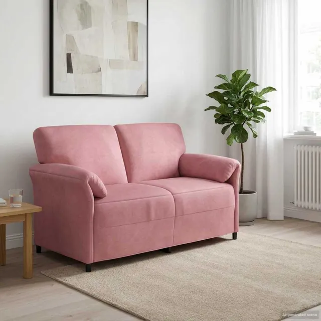 vidaXL 2-Zits Sofa Roze 158 x 83 x 95 cm Fluweel