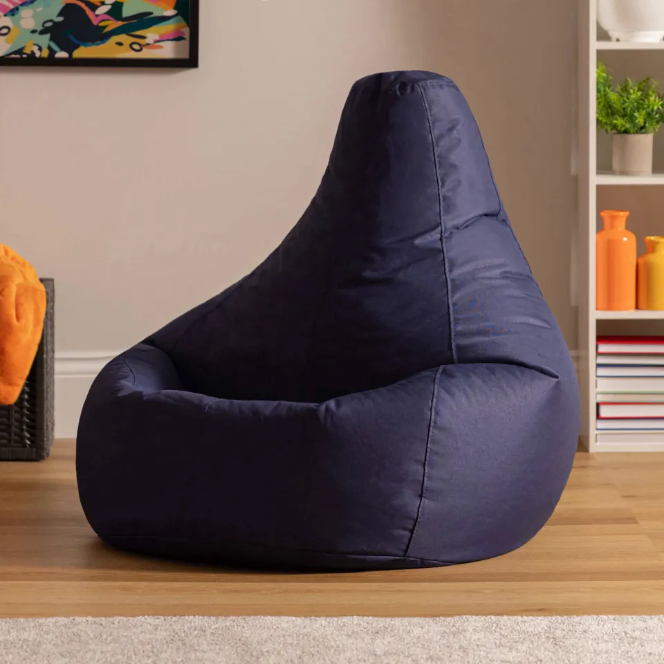 iCON Zitzak Fauteuil Dalton marineblauw, foto 4