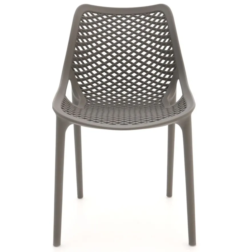 Forza Furniture Forza Ripi dining tuinstoel stapelbaar Grijs