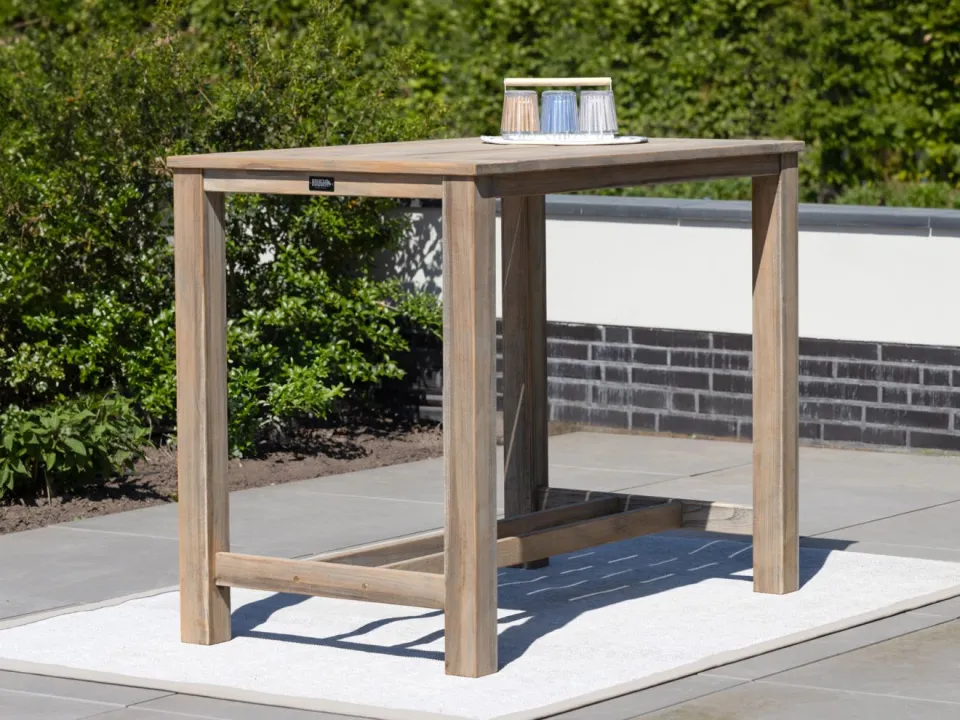 ROUGH Furniture ROUGH-X bartafel 135x80x105cm bruin, foto 4