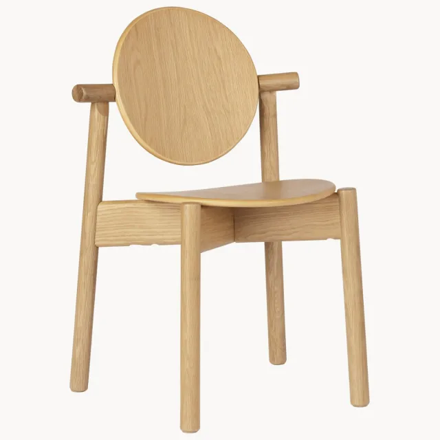 Umage Houten eetstoel Heiko Bruin