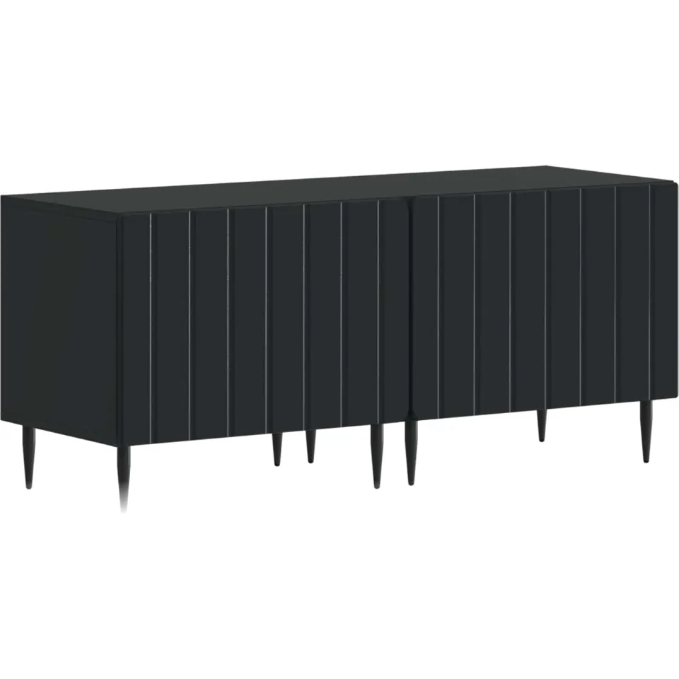 vidaXL Tv-meubel Zwart Bewerkt hout, foto 3