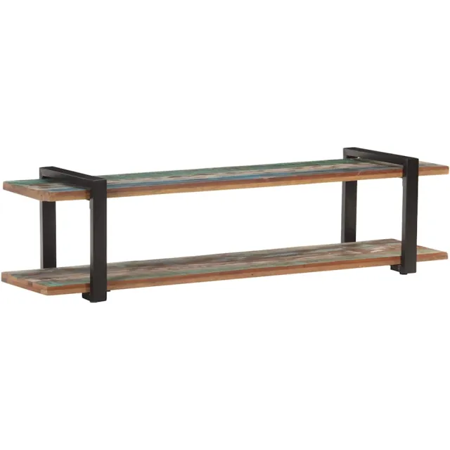 vidaXL Tv-meubel 160x40x40 cm massief gerecycled hout Bruin