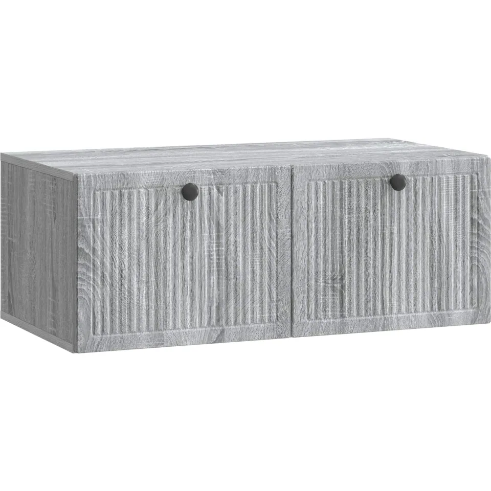 vidaXL Wandbeugel TV-kast Grijs sonoma 78,5 x 41 x 30 cm Bewerkt hout