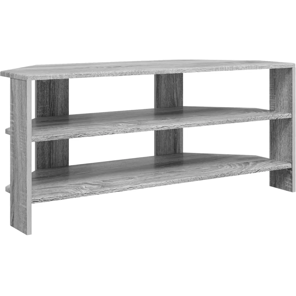 vidaXL HoekTVKast 100 x 40,5 x 45 cm Grijs Sonoma Bewerkt hout, foto 3