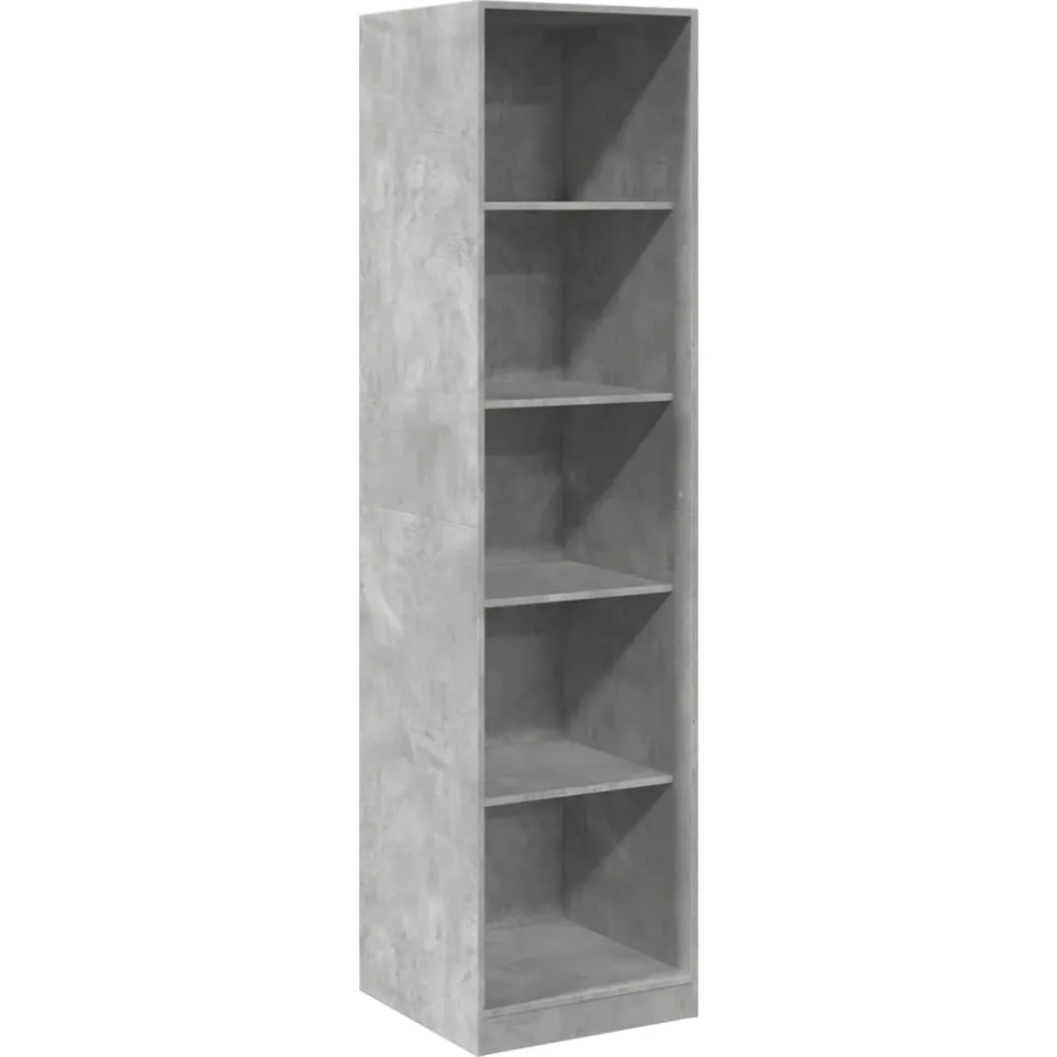 vidaXL Kledingkast 50x50x200 cm bewerkt hout betongrijs