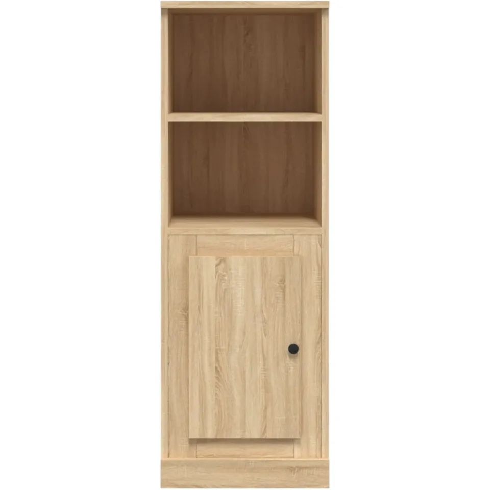 vidaXL Hoge kast 36x35,5x103,5 cm bewerkt hout sonoma eikenkleurig, foto 4