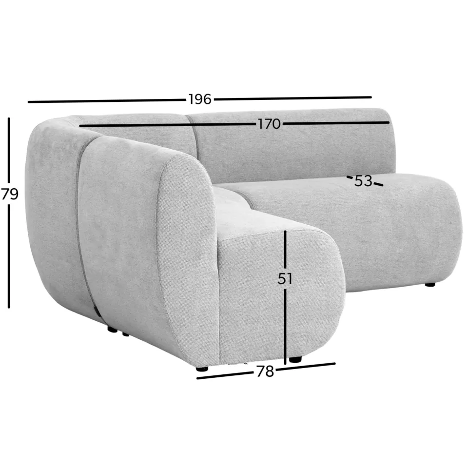 Studio LIVIT Delia eetkamerbank beige, foto 3