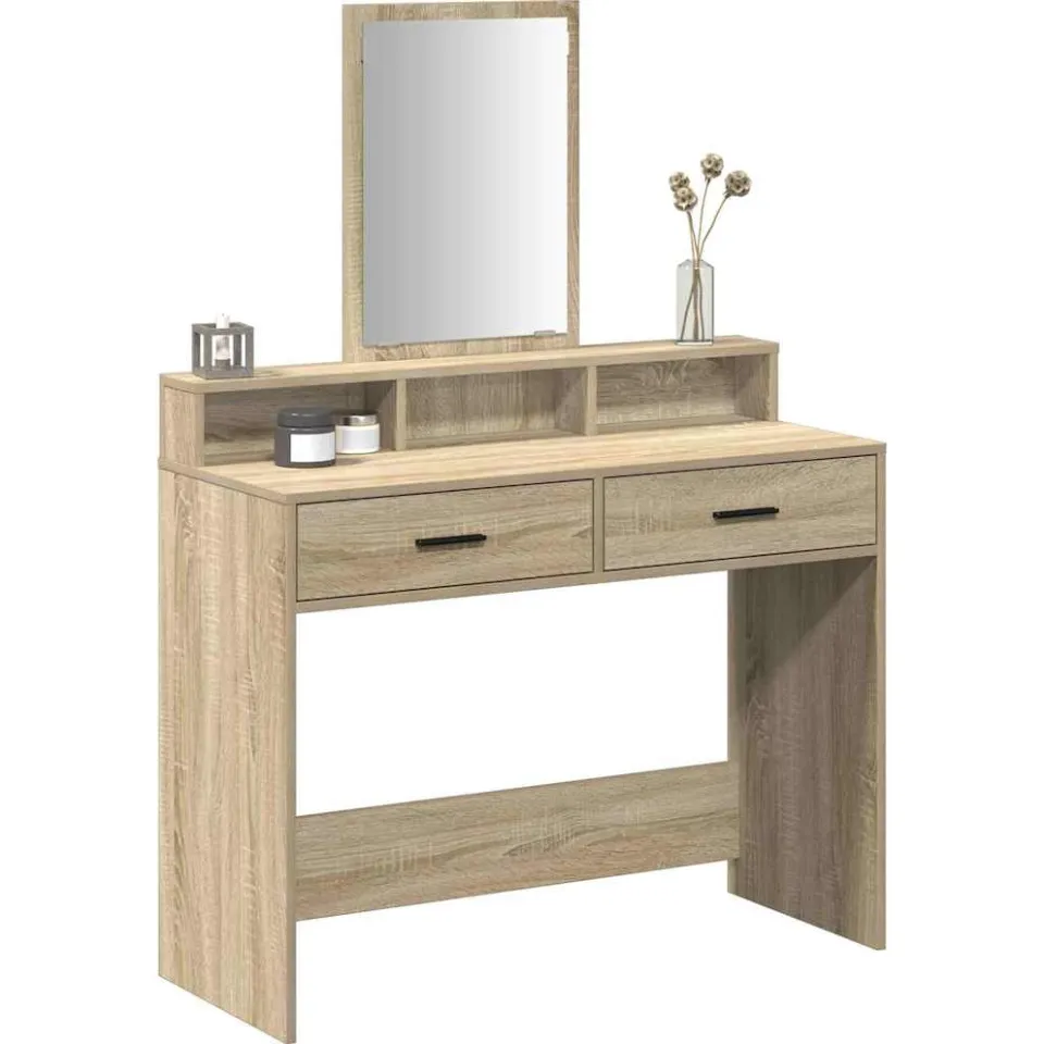 vidaXL Plafondtafel Sonoma Eiken 100 x 41 x 140 cm Bewerkt hout Bruin