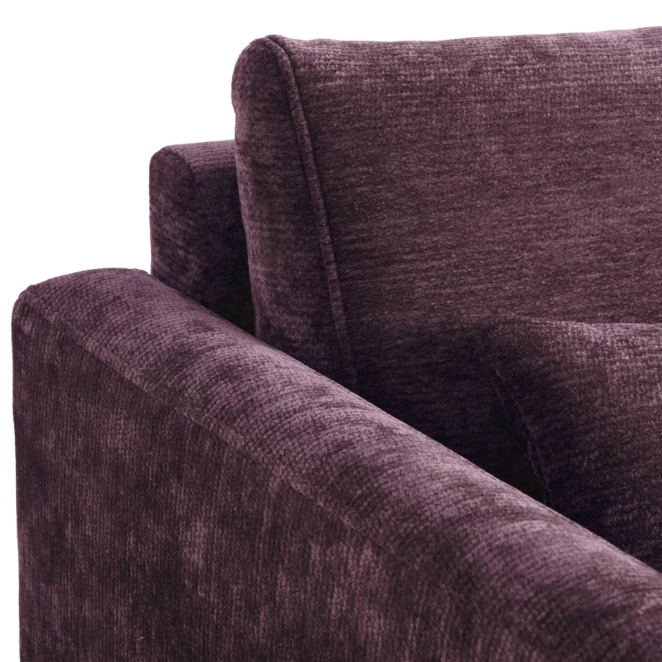 NOUS Living fauteuil Adam burgundy, foto 5