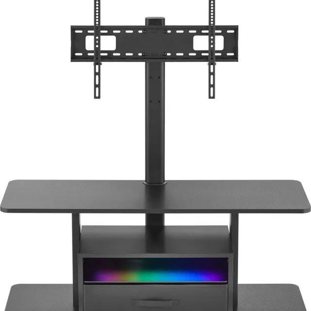 VDD TV-meubel - TV steun - TV kastje - met LED verlichting zwart