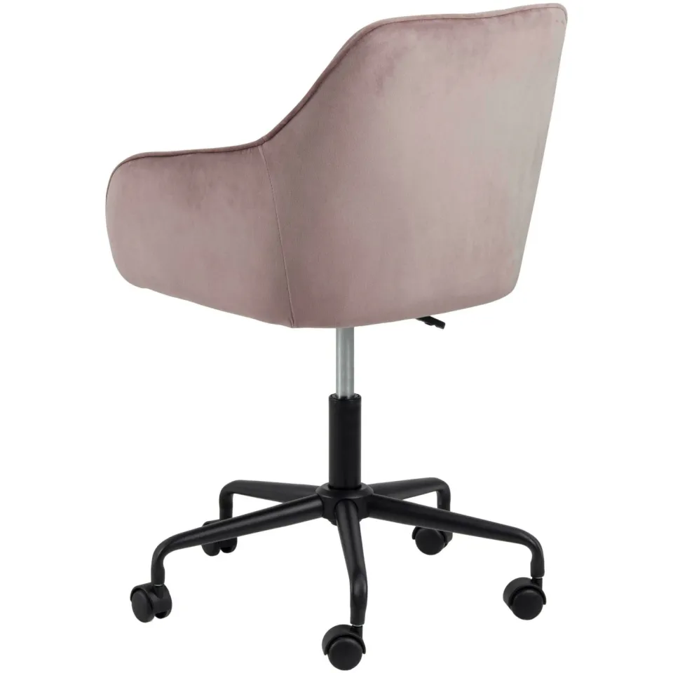 Bendt Loren Velvet bureaustoel dusty rose, foto 4