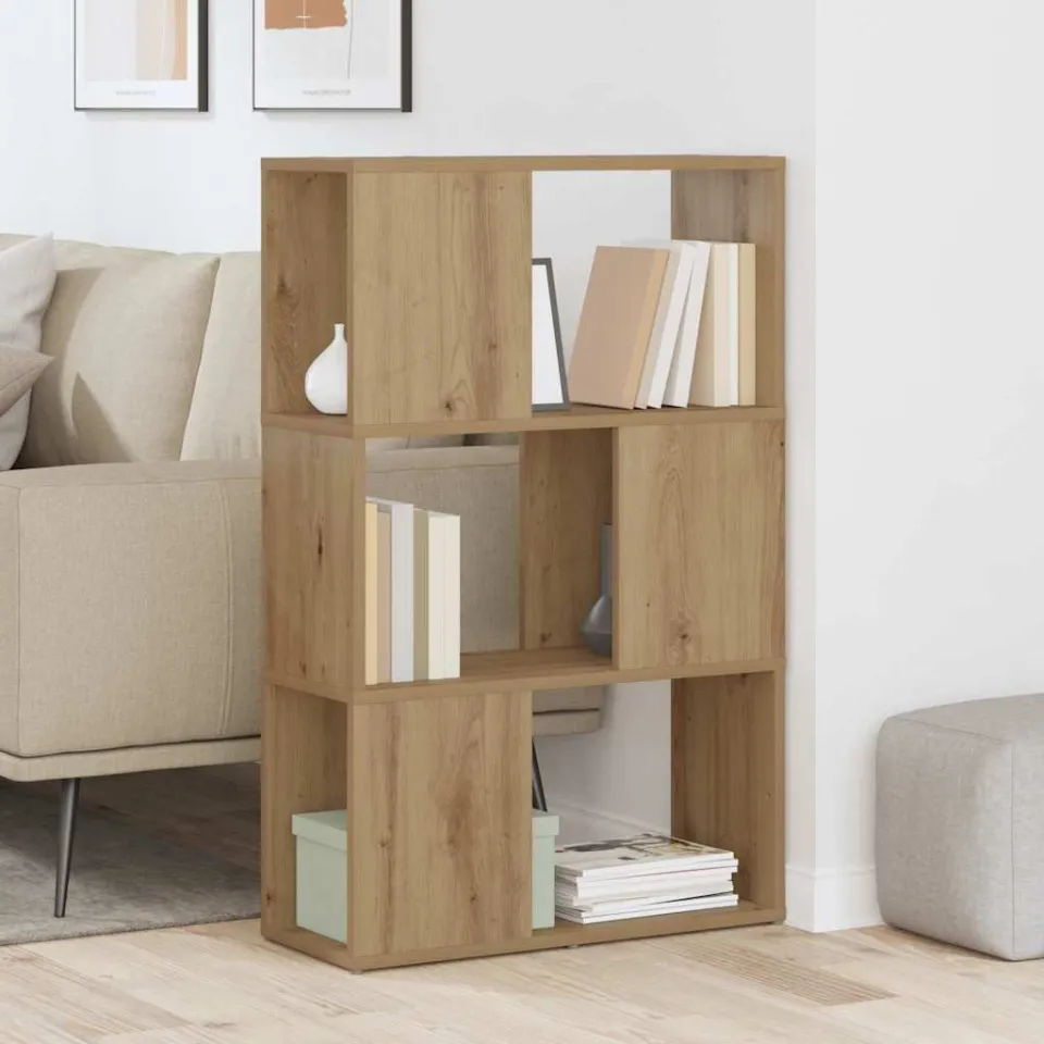 vidaXL Tv-meubelset 60 x 24 x 94,5 cm Bruin Bewerkt hout, foto 4