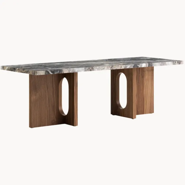 Audo Copenhagen Marmeren salontafel Androgyne Grijs