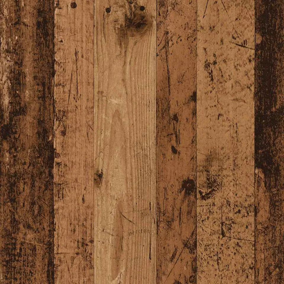 vidaXL Wastafelkast 100x38,5x45 cm bewerkt hout oud houtkleurig bruin, foto 4