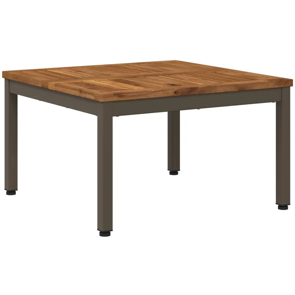 vidaXL Salontafel NAARDEN Natuurlijk en Koffie 60 x 60,5 x 36 cm bruin, foto 3