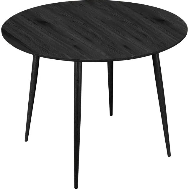 Notio Living Monza-Eettafel - 100 cm - Zwart