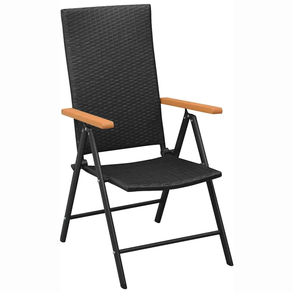 vidaXL 5-delige Tuinset zwart en bruin, foto 4