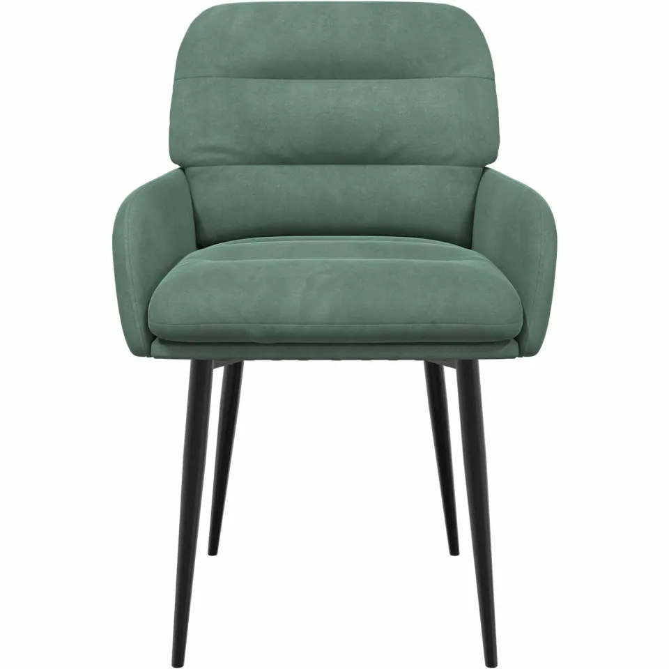 vidaXL Eettafelstoelen 2 st fluweel Zeegroen 59 x 59,5 x 90 cm