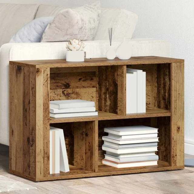 vidaXL Dressoir Oud Hout 80 x 30 x 53 cm Bewerkt hout bruin, foto 2