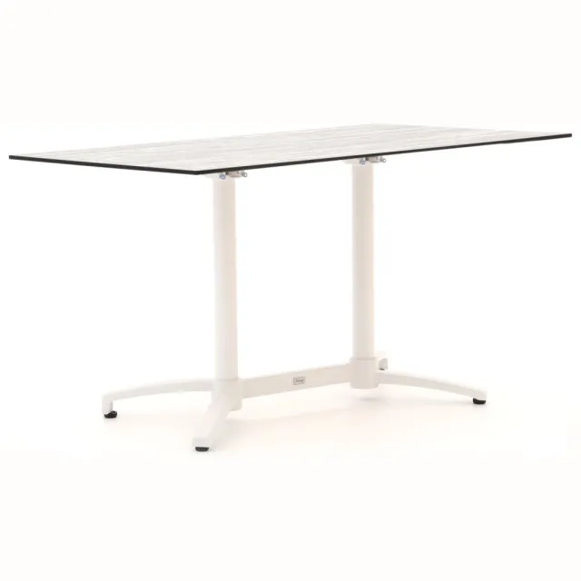 Bellagio tuinmeubelen Bellagio Canzo klaptafel 120x70x73cm wit