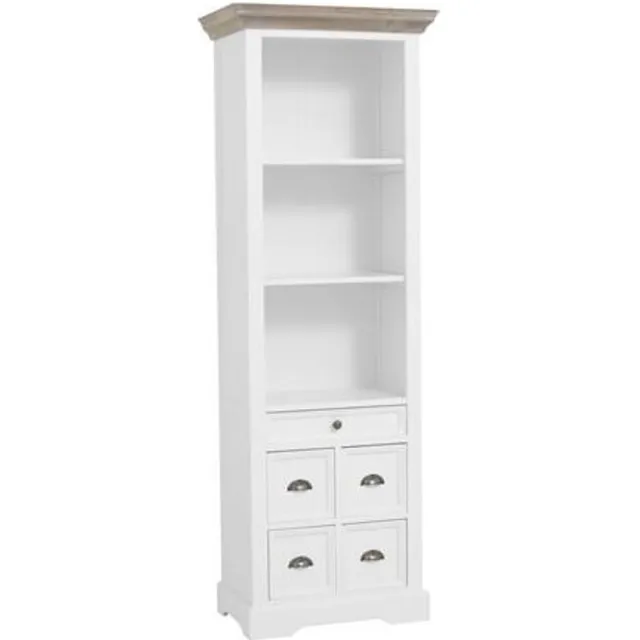 Tower Living Fleur boekenkast - 66 cm - wit
