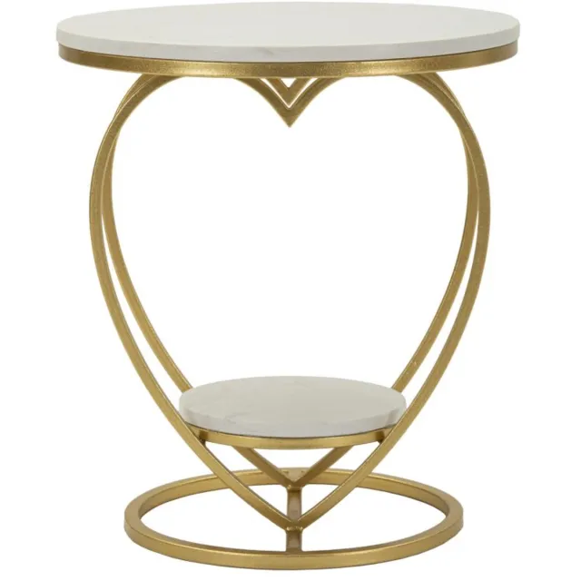 Mauro Ferretti Tafel Heart Gold Ø 40×45,5 cm Goud