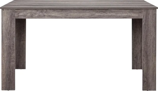 en.casa Eettafel Nora 140x90x77 cm eikenkleurig antiek