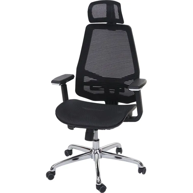 MCW Bureaustoel MCW-A58, bureaustoel, schuiffunctie stof/textiel ISO9001 ~ zwart/zwart