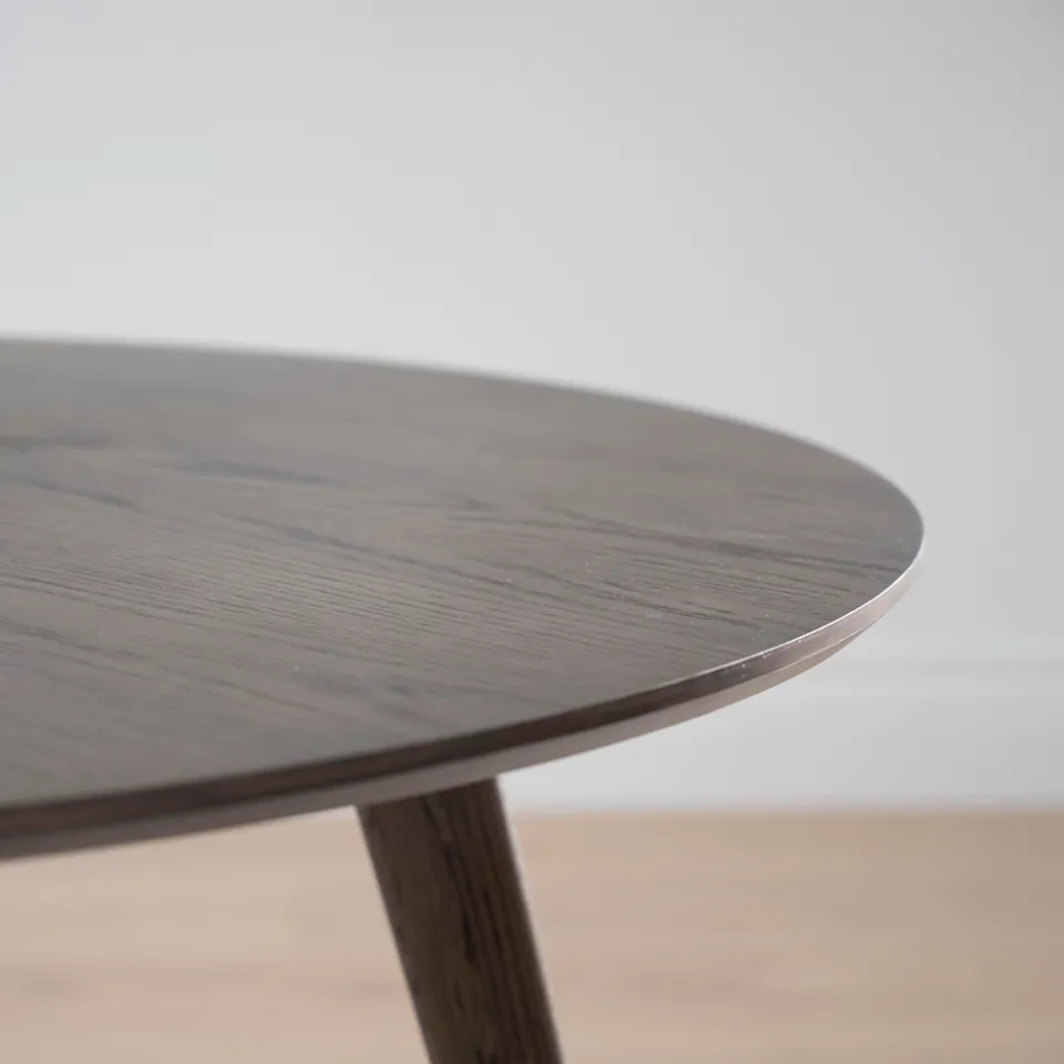 Rowico Home Yumi houten salontafel donker eiken - Ø90 cm, foto 6