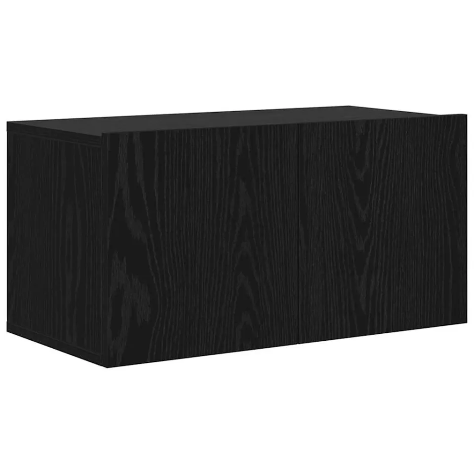 vidaXL Tv-meubelset 60 x 30 x 30 cm Zwart Bewerkt hout, foto 3