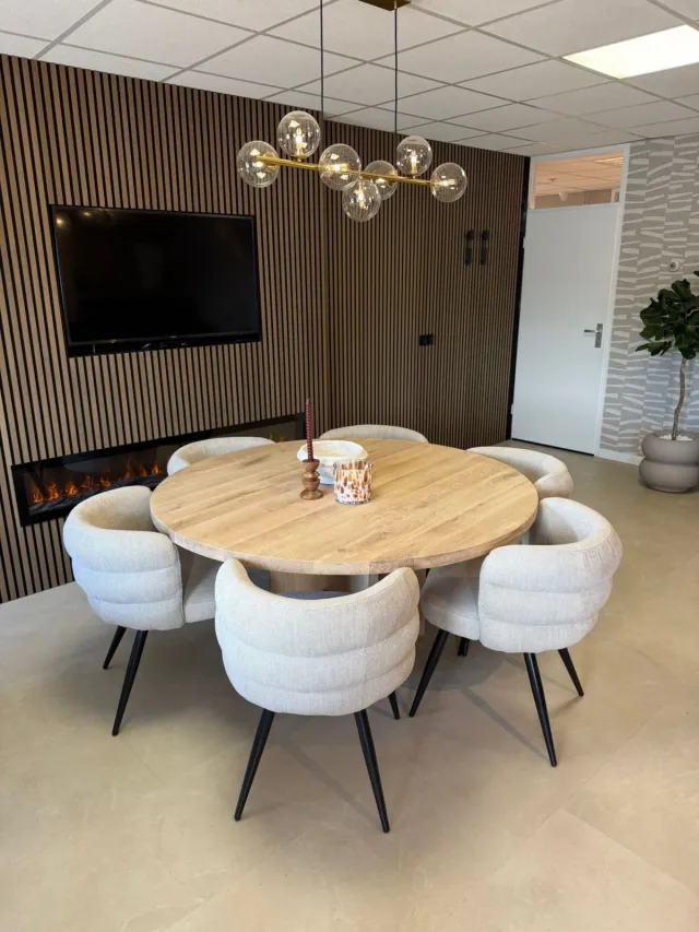 NordXL Eikenhouten tafel Milan