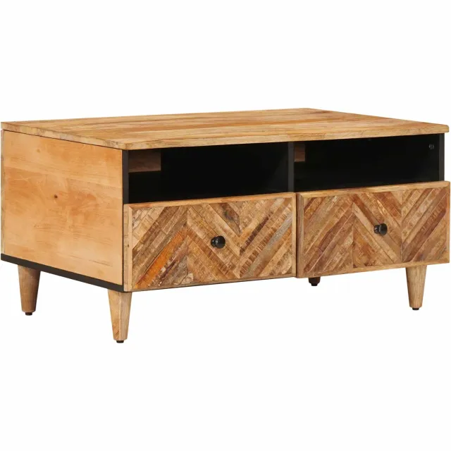 vidaXL Salontafel Bruin 80 x 54 x 40 cm Massief Mango Hout, foto 2