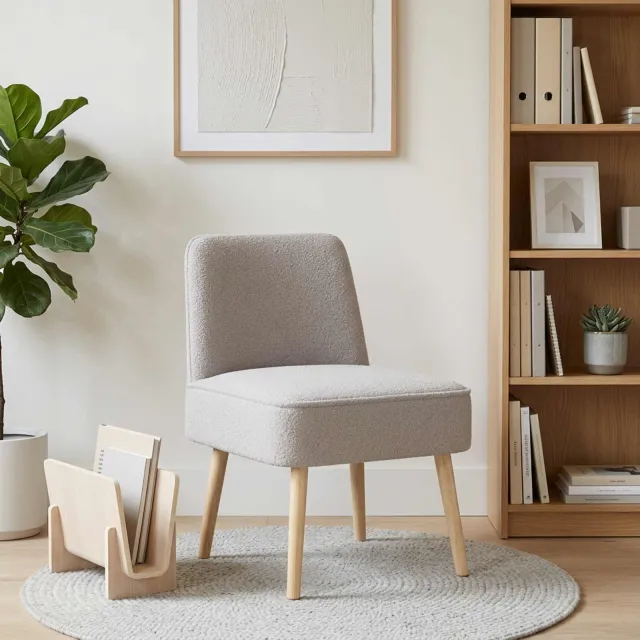 vidaXL Slipper Stoel Lichtgrijs