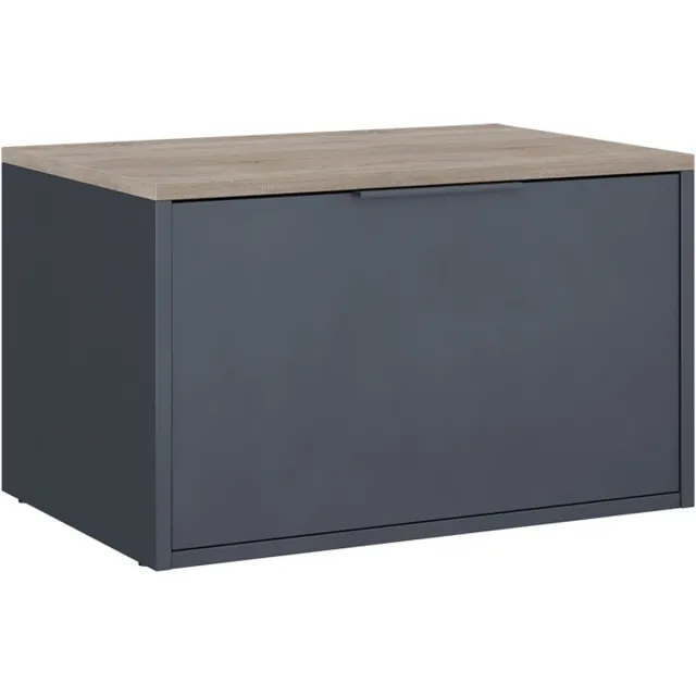 Vicco Betti Sideboard – 60 x 36 cm met deuren Antraciet/Sonoma